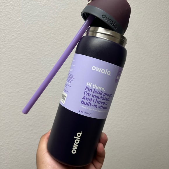 Owala Freesip Stainless Steel 32oz Water Bottle Whole Foods Exclusive Navy Berry - Picture 5 of 8